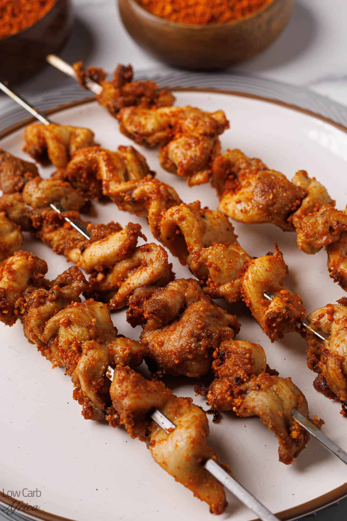 Chicken suya drumsticks