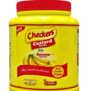 Checkers custard banana