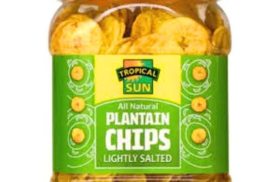Tropical sun yellow plantain Chips
